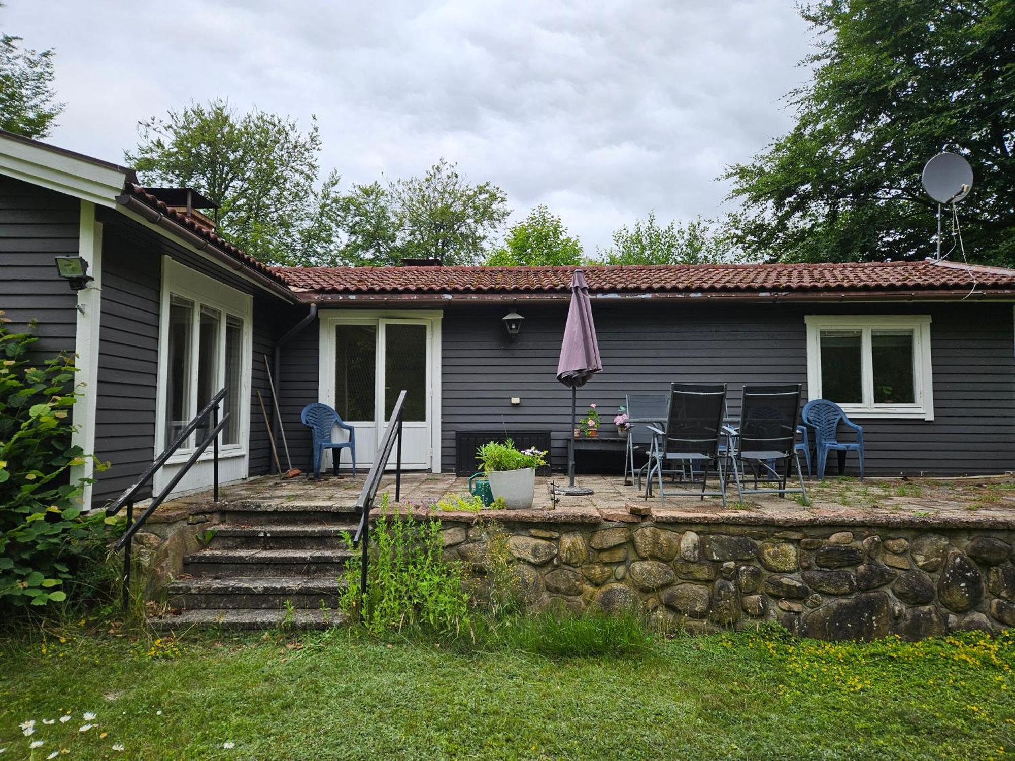 Stuga I Naturskoent Omrade I Hoeoer Extérieur photo